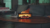 Fireplace Glow Diffuser with realistic firelight effect, ambient lighting, and aromatherapy mist creating a warm and relaxing atmosphere